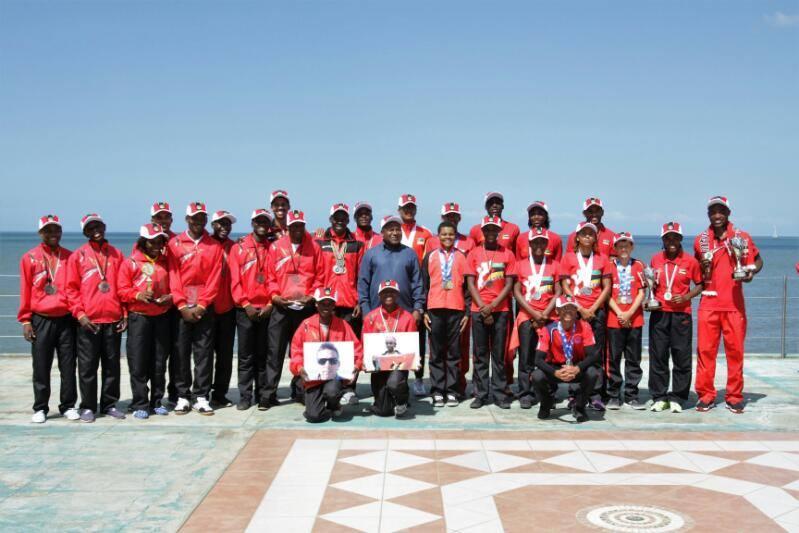 Filipe Nyusi visita os atletas medalhados